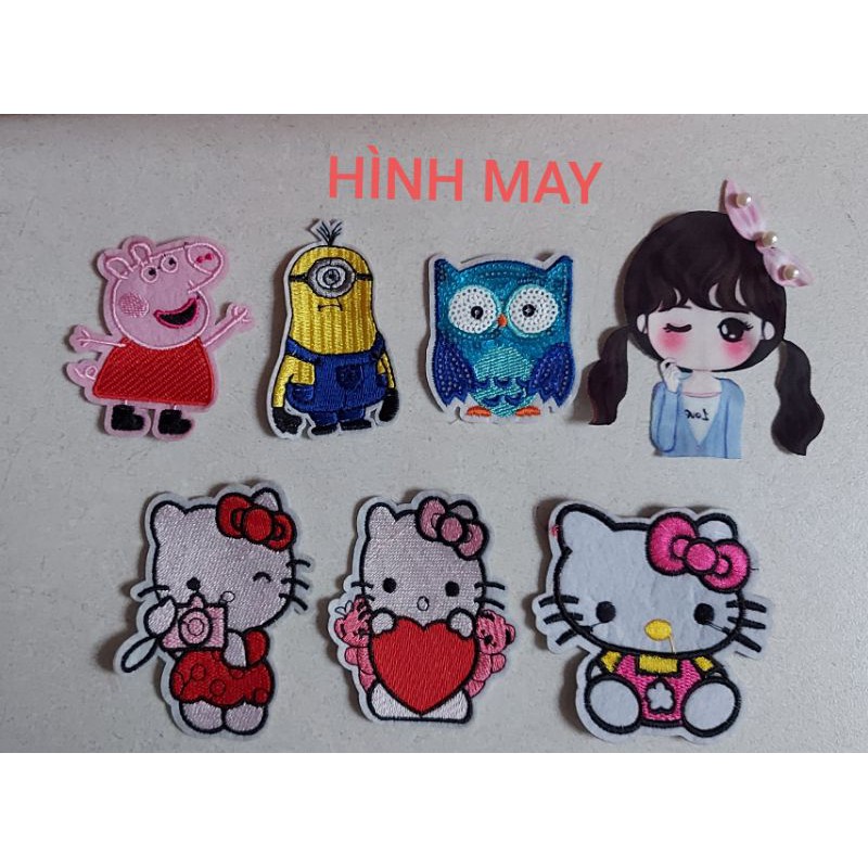 Hình ủi và hình may trang trí