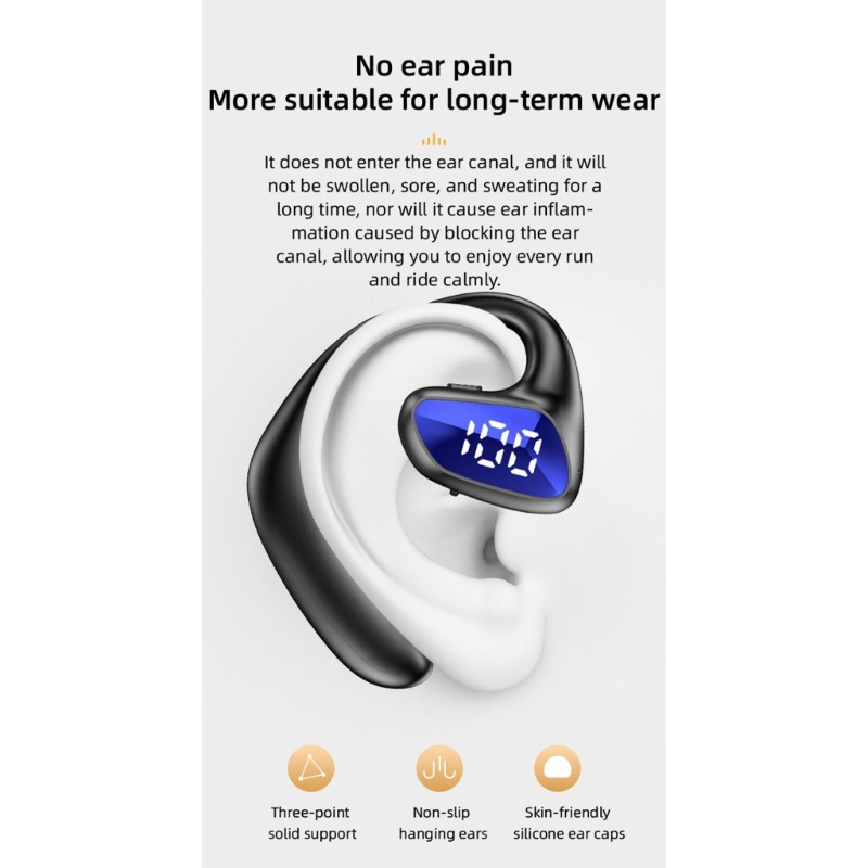 Set Tai Nghe Bluetooth 10h Hiển Thị Màn Hình LCD Dùng Cho Các Máy Nói Và Phụ Kiện