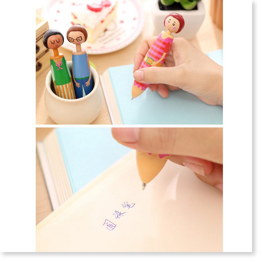 Bút bi kiểu đang độc lạ🎉SALE ️🎉 Bút bi hình búp bê kiểu dáng lạ mắt làm quà tặng cho bé,thiết kế xinh xắn 8488