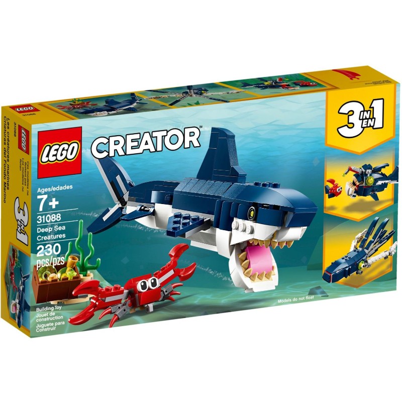 Lego Creator 31088 - Deep Sea Creatures - Bộ xếp hình Lego Sinh vật biển sâu