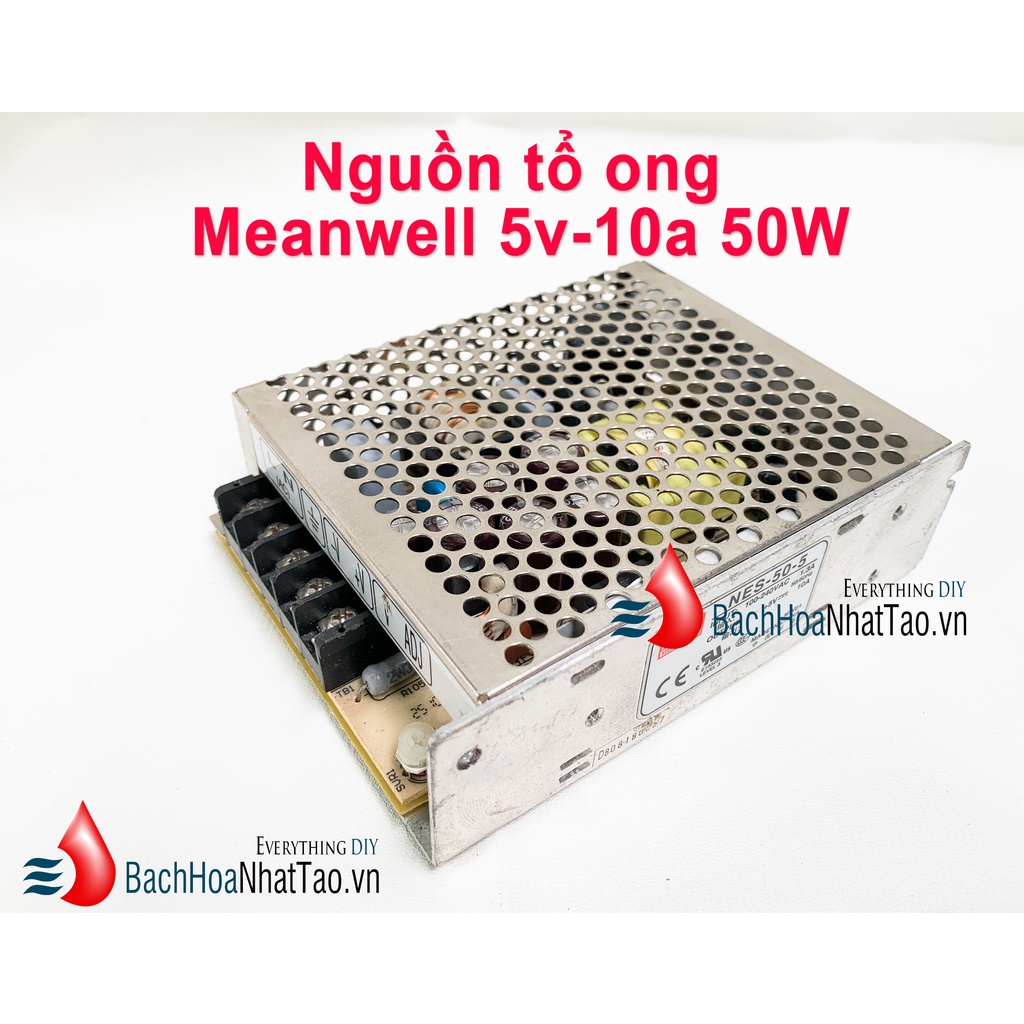 Nguồn tổ ong Meanwell 5V 7A,10A 50W Cũ