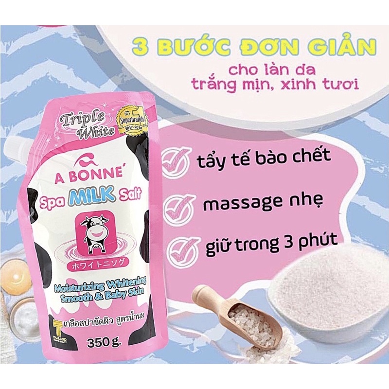 Muối Tắm Sữa Bò Tẩy Tế Bào Chết