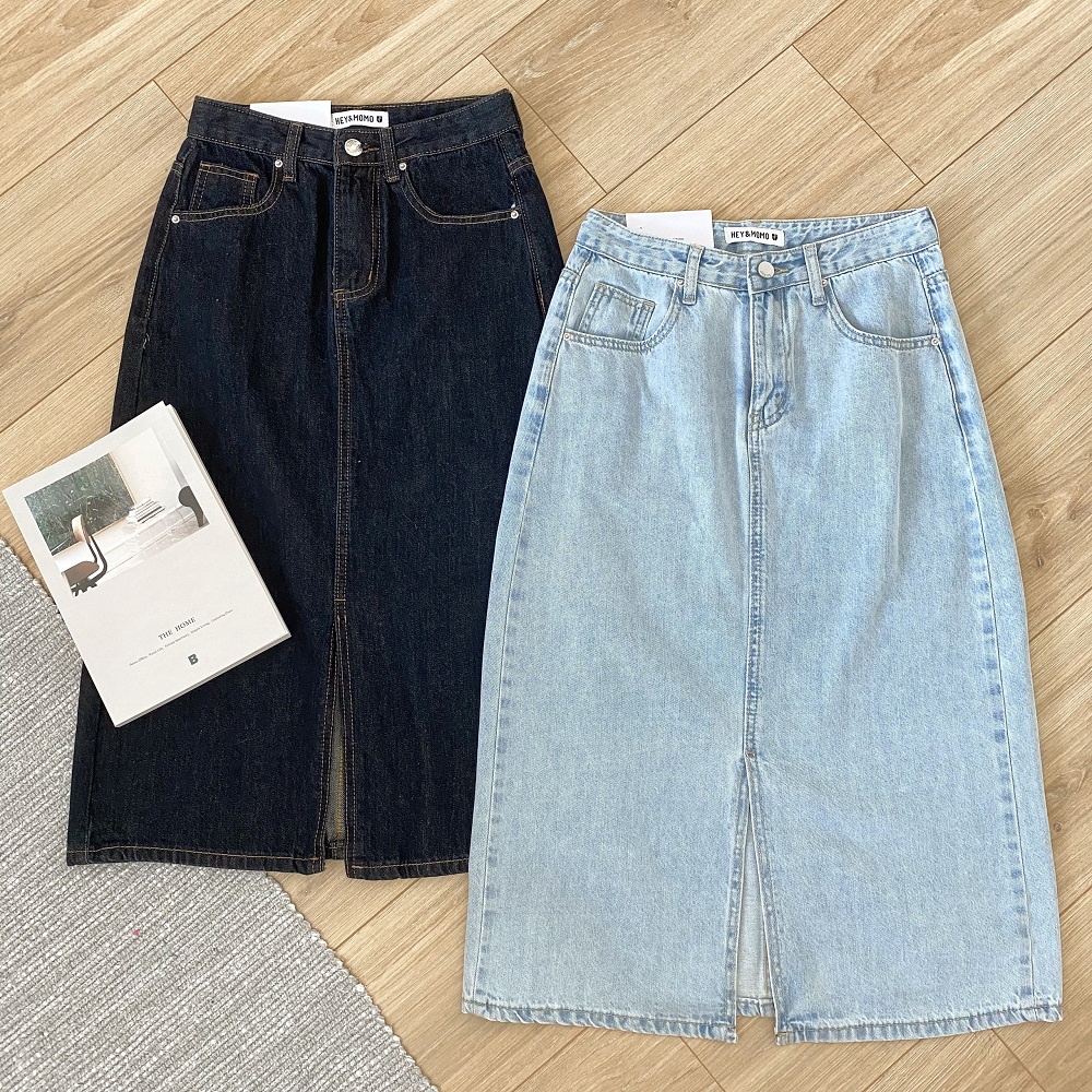 Chân váy jeans dài _ CV0044