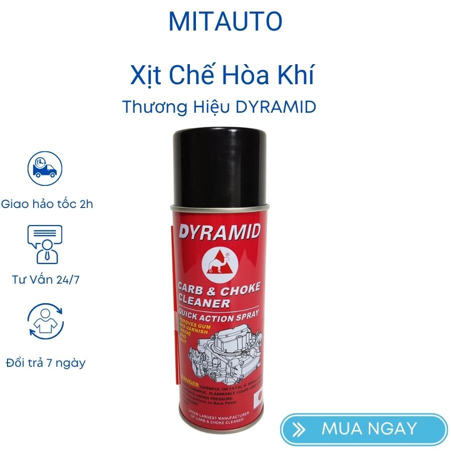 Xịt chế hòa khí  Bình xăng con vệ sinh kim phun DYRAMID