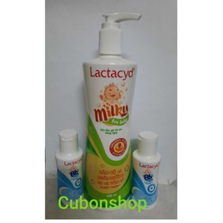 Sữa tắm lactacyd milky 250ml-500ml