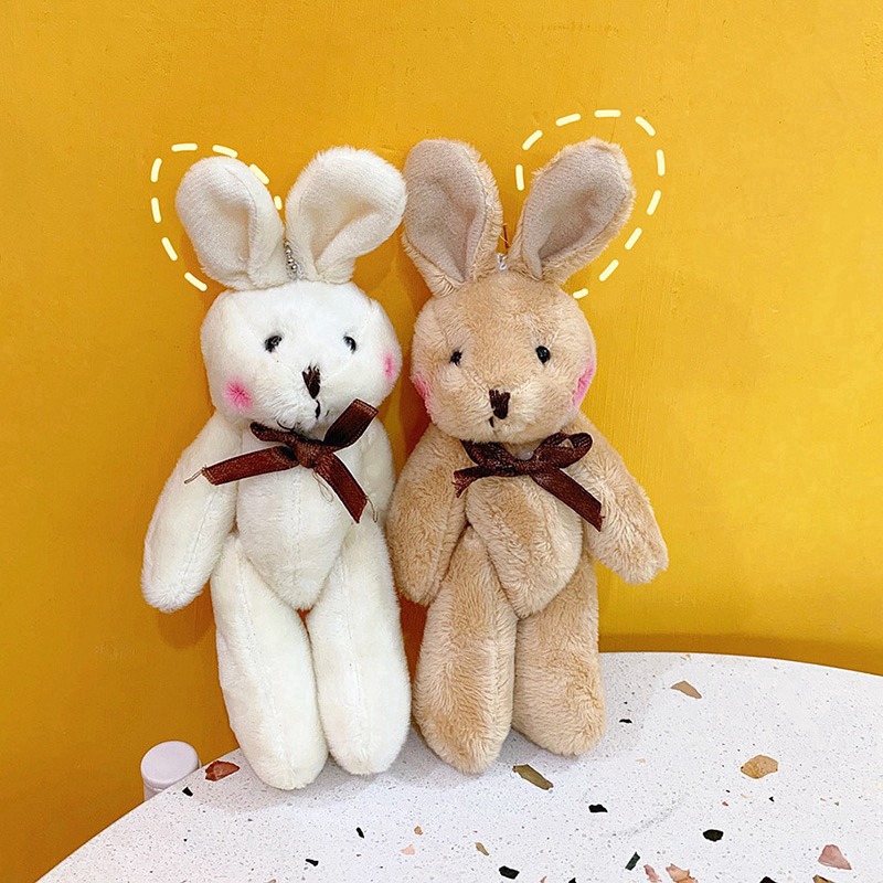 Móc khóa hình thỏ/ gấu bông dễ thương