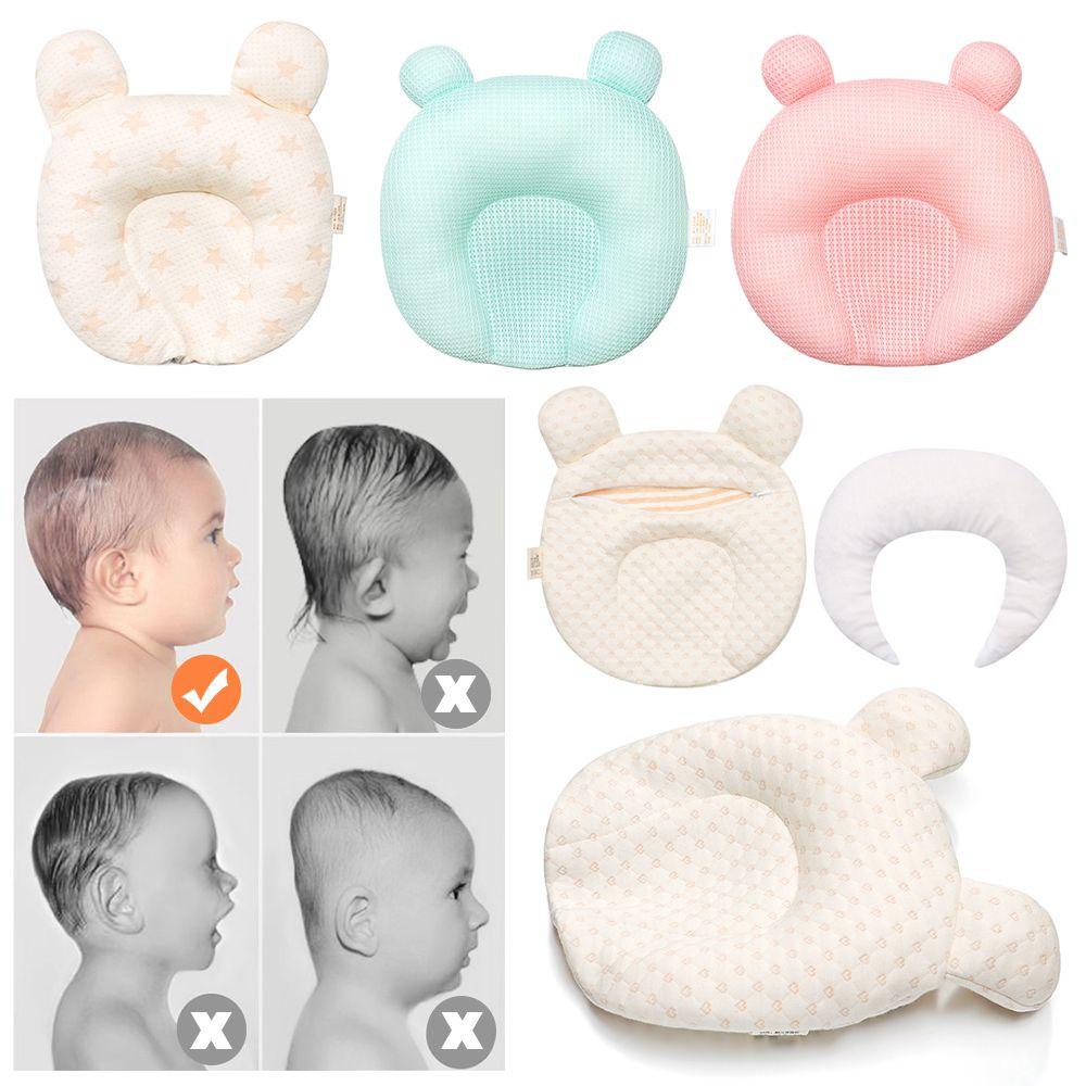 1 Gối Ngủ Chống Lăn Bằng Memory Foam Tiện Dụng Cho Bé Sơ Sinh