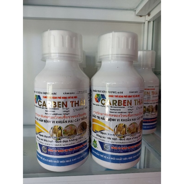 Thay thế CABEMDA đã cấm CARBEN THÁI trừ nấm bệnh vi khuẩn chai 500ml và 1 lít