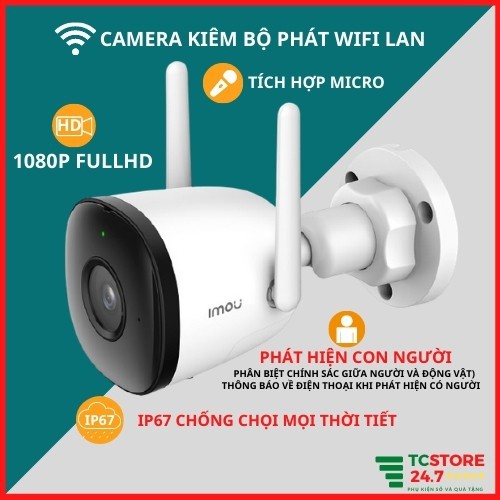 [100% chính hãng] Camera wifi IMOU F22P Bullet 2C Ngoài Trời hai Dâu, Camera An Ninh, Giám Sát Quan Sát,Báo động