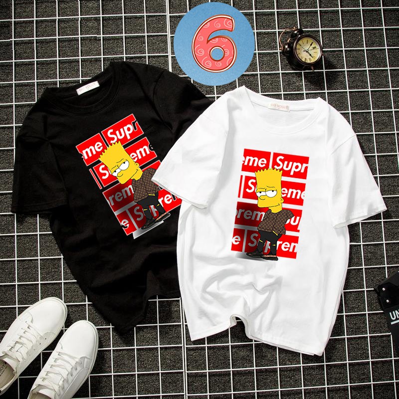 Album 11 - bst áo thun supre unisex cá tính vải dày mịn