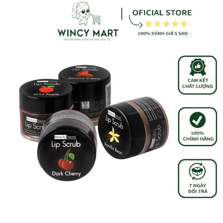 Tẩy Tế Bào Chết Môi Beauty Treats Lip Scrub 10.5g