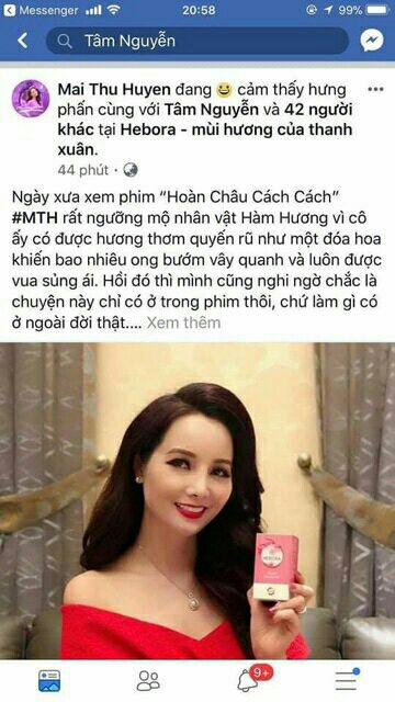 (Tặng Serum FRESH SKIN 250K) Hebora -Viên uống toả hương Nhật Bản | Thế Giới Skin Care