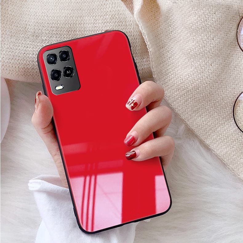 Ốp Lưng OPPO A54, A55 Mặt kính gương sáng bóng cao cấp