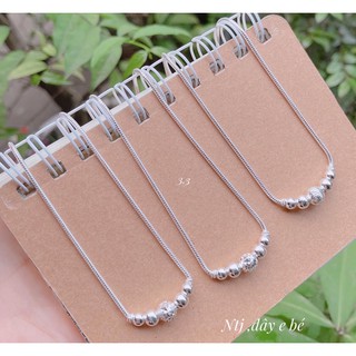 Dây chuyền bạc cho bé