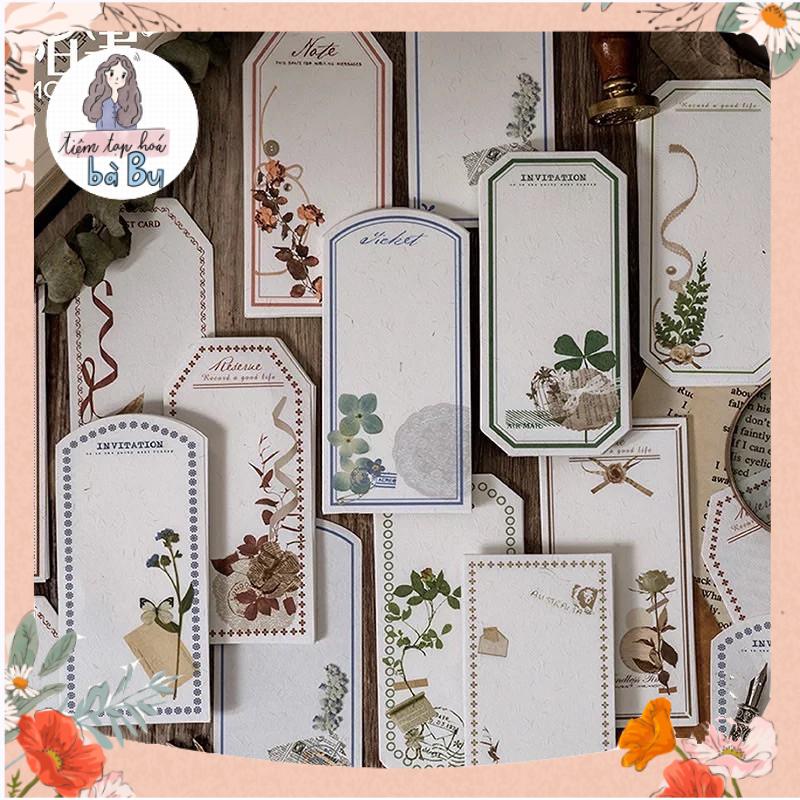 Set 30 labels 3 mẫu cứng cáp có thể làm bookmark