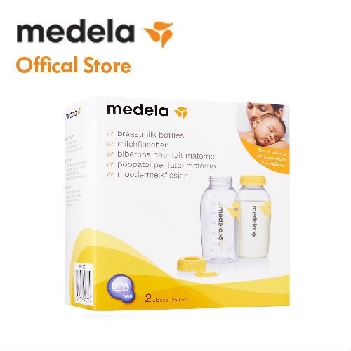 Bình trữ sữa | Medela bộ 2 bình loại 250ml