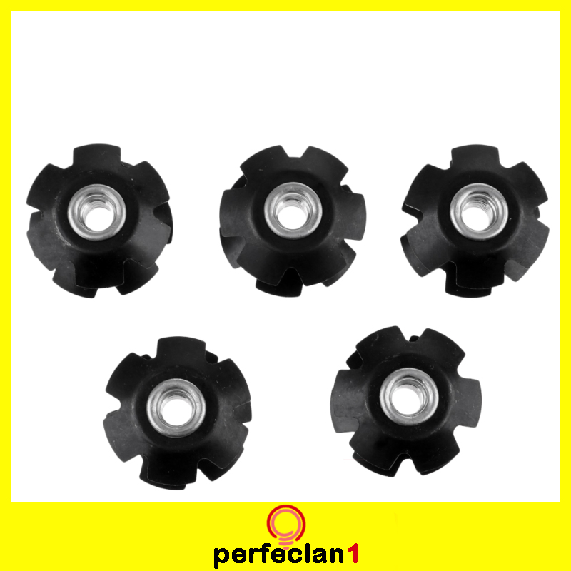 [PERFECLAN1]5Pcs Bike Ahead Headset Star Nuts Cycling Fork Steertubes Star Fangled Nuts