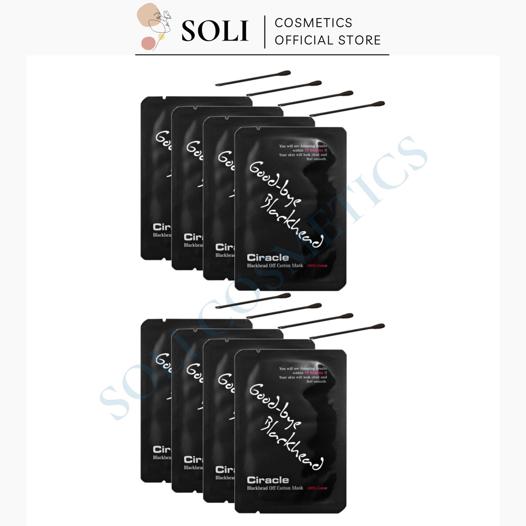 Mặt nạ lột mụn đầu đen Goodbye Blackhead Ciracle Hàn Quốc