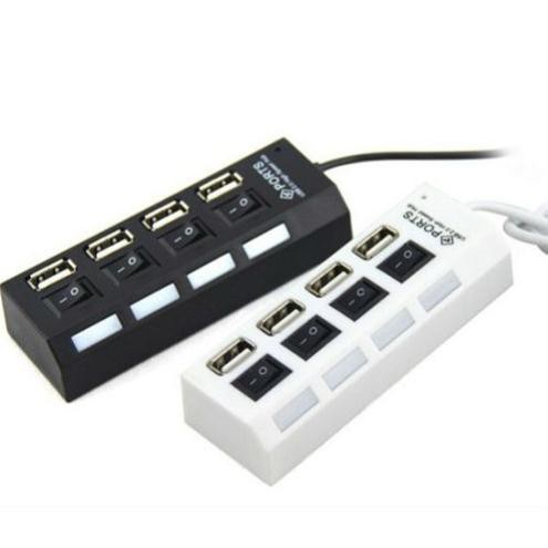 Thiết bị chia cổng USB 4 cổng có công tắc ( hub usb 4 port)