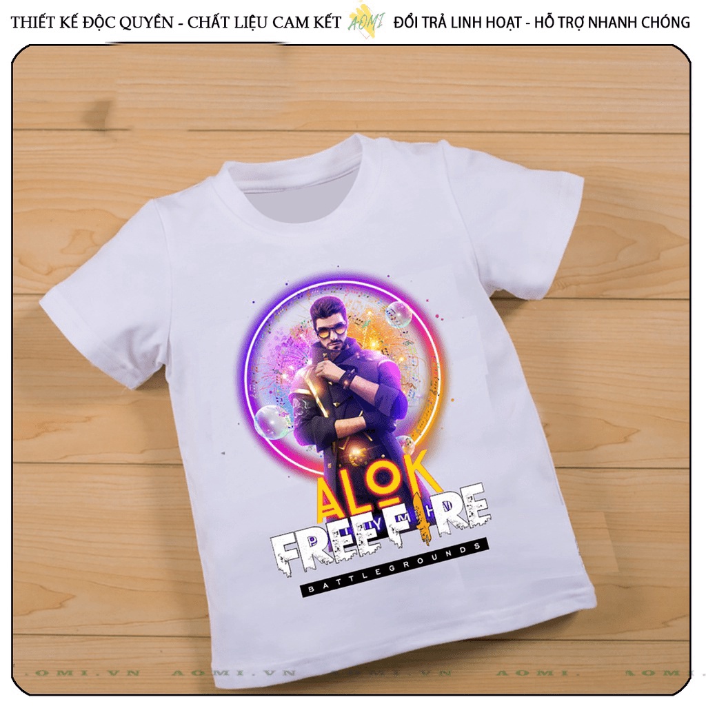 ÁO THUN FREE FIRE UNISEX PHÔNG NAM NỮ GIA ĐÌNH CẶP ĐÔI CÓ SIZE TRẺ EM CHO BÉ TRAI GÁI  3158 Store
