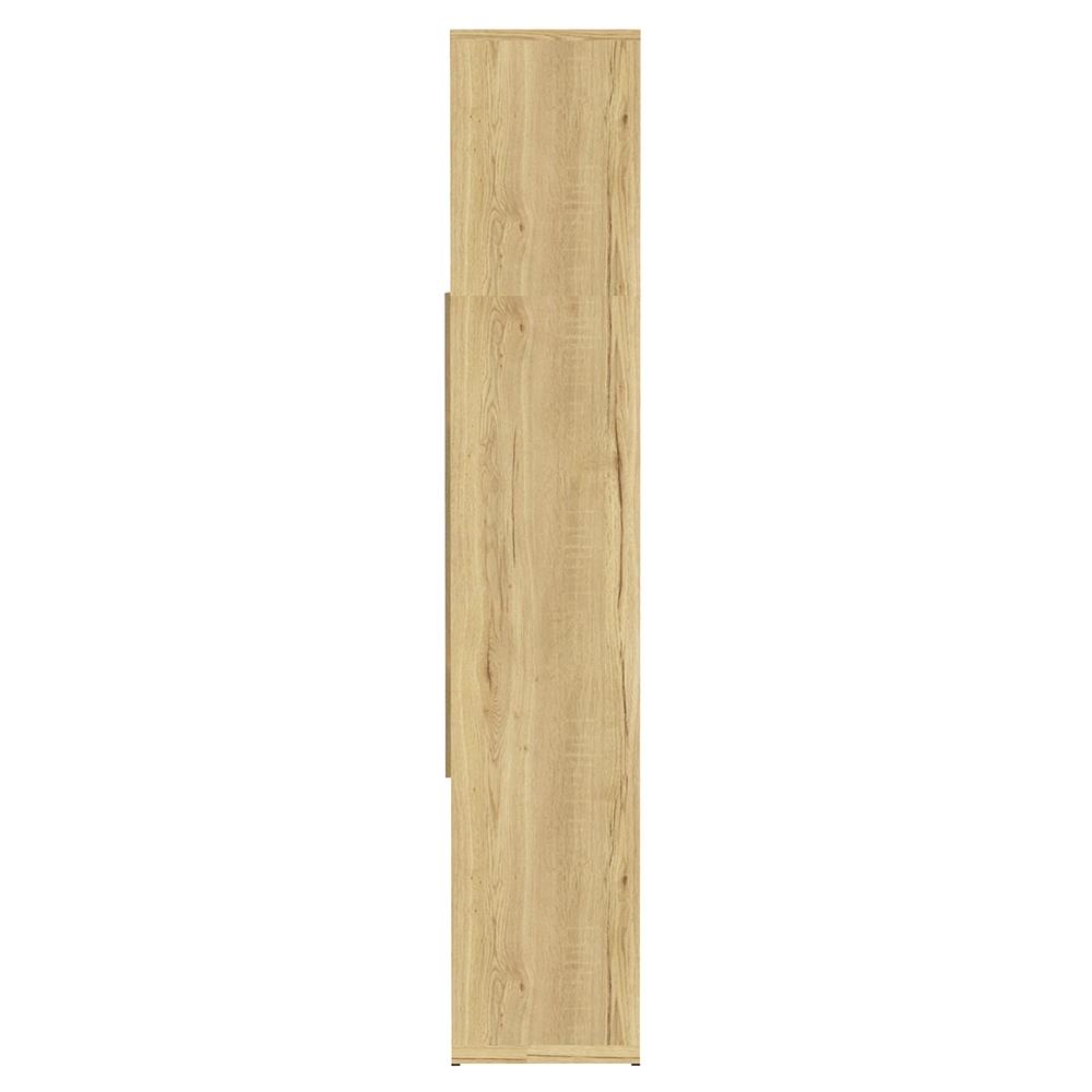 HomeBase FURDINI Kệ gỗ ép có 2 tông màu POSH Thái Lan W90xH160xD30cm màu đá cẩm thạch đen/vân gỗ