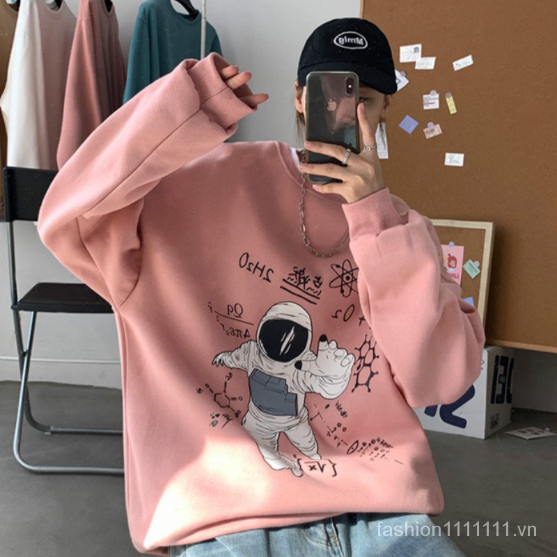 Áo sweater nam tay dài phong cách hiphop 4 màu tùy chọn