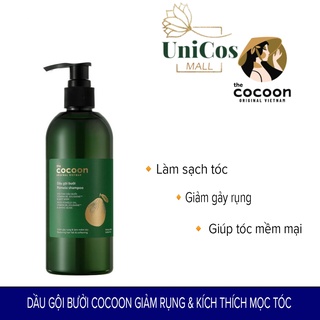 Dầu gội bưởi cocoon giảm gãy rụng & kích thích mọc tóc pomelo shampoo 310ml