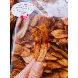 Chuối sấy giòn không đường Gia Lai ăn ngon giòn rụm | 500gr