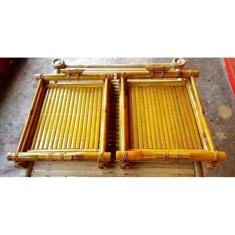 Khay trà làm từ tre trúc