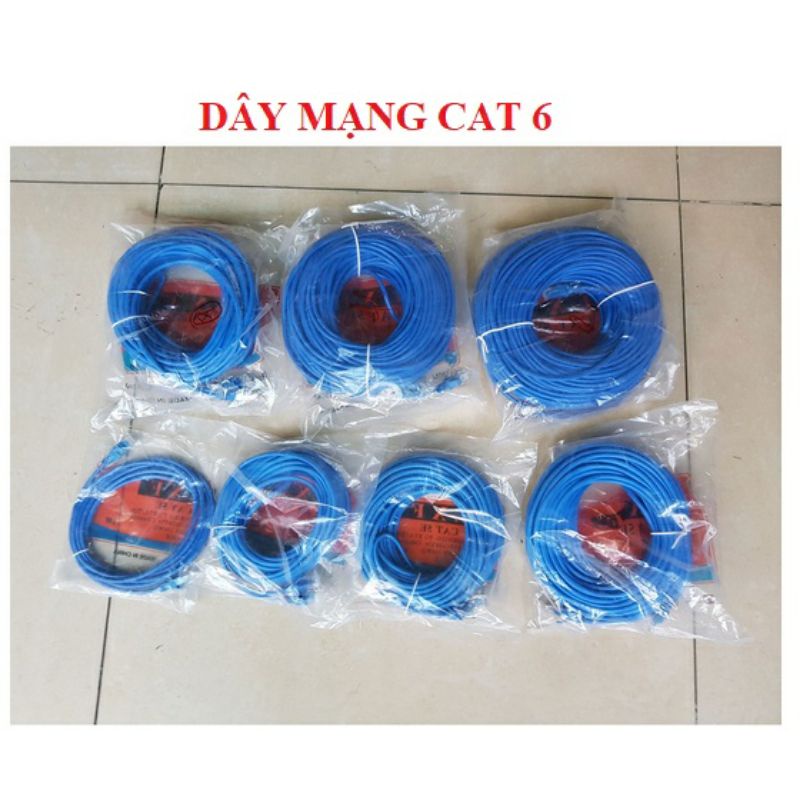 DÂY MẠNG CAT 6 TỪ 5 MÉT ĐẾN 30 MÉT