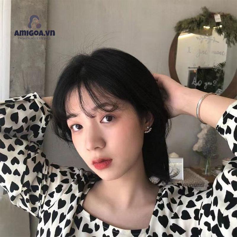 Đôi Bông Tai Ngọc Trai Thời Trang Đơn Giản Dành Cho Nữ