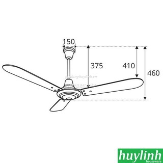 QUẠT TRẦN SINWA F611 ORB