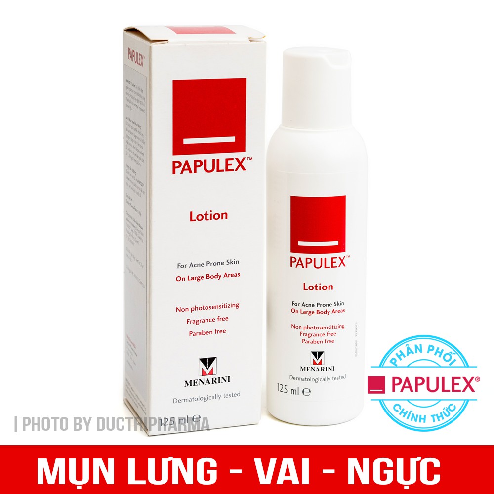 [NHẬP KHẨU] Sữa Dưỡng Giảm Mụn Toàn Thân, Mụn Lưng, Mụn Vai, Mụn Ngực, Cổ - Papulex Lotion (125ml) | BigBuy360 - bigbuy360.vn