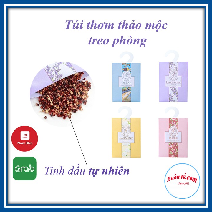 Túi thơm hương hoa thảo mộc tinh dầu tự nhiên treo phòng tiện lợi an toàn -Buôn rẻ 00626