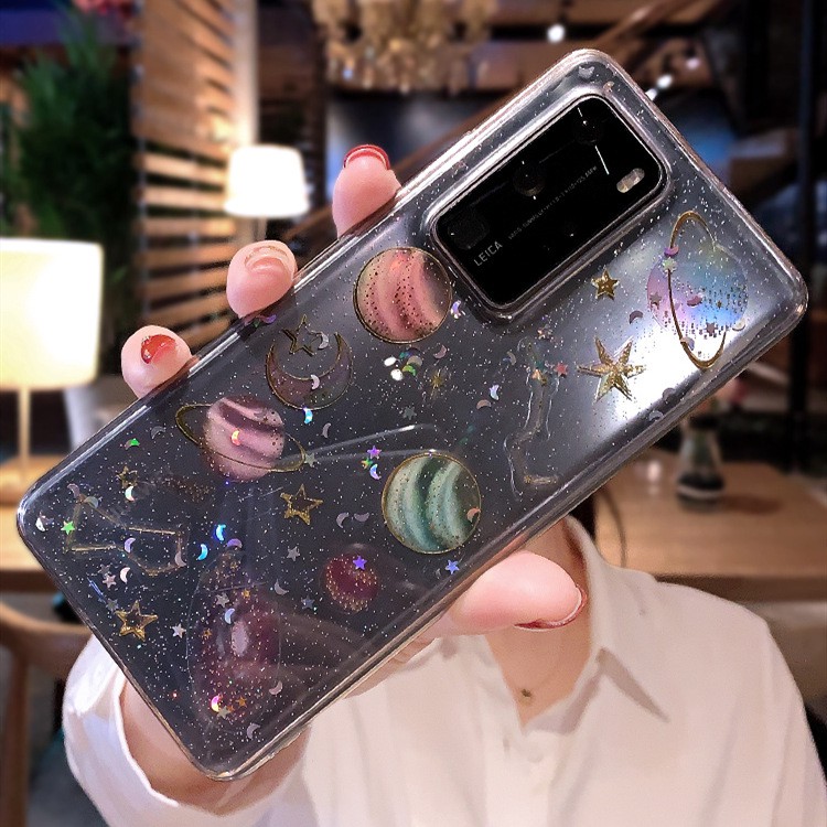 Ốp điện thoại trong suốt họa tiết vũ trụ cho Samsung M51 S20 FE A7 A9 A8 A6+ J5 J3 J7 2017 Stars J6 J8 Note 9 8 | BigBuy360 - bigbuy360.vn