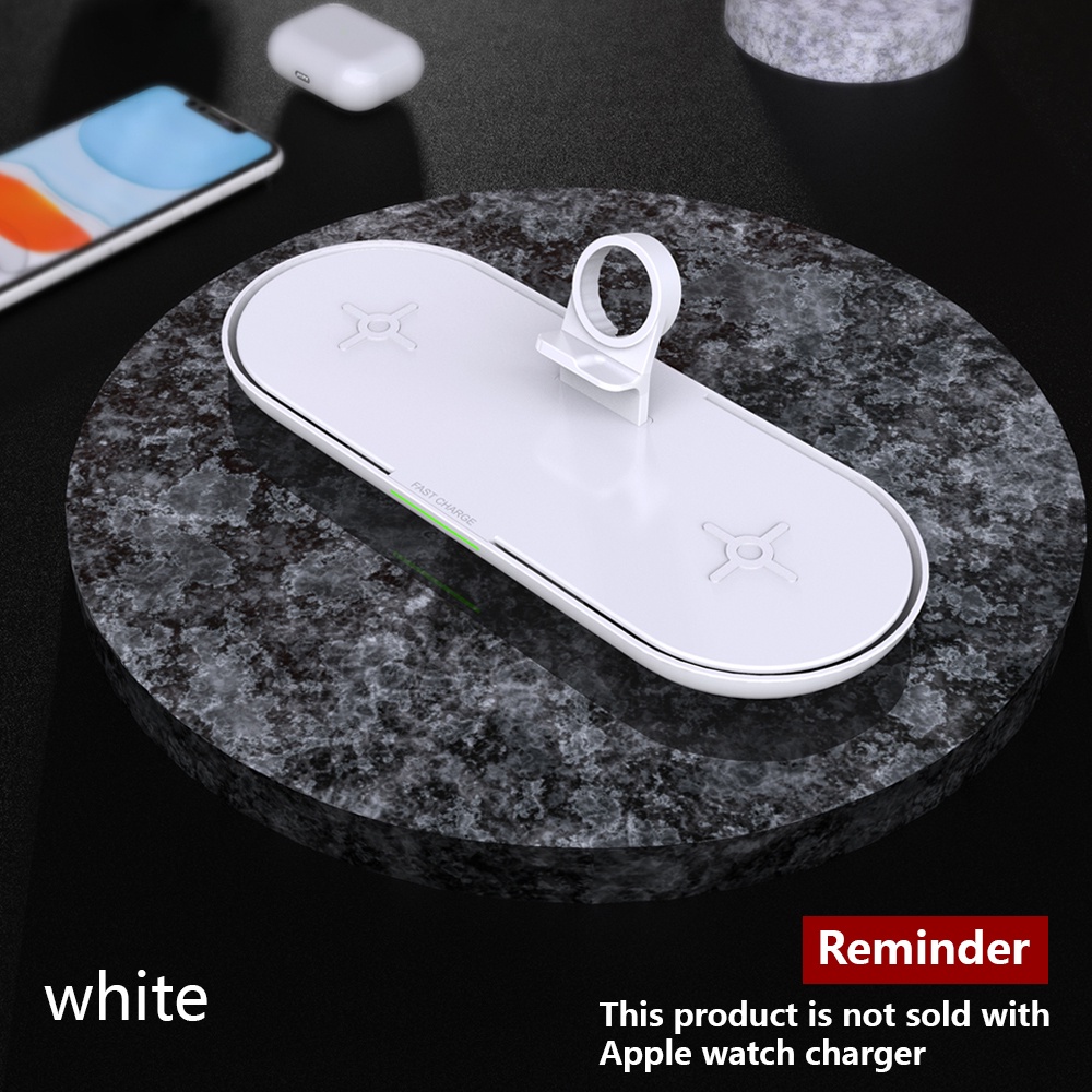 Qi 3 In1 Wireless Charger Stand For iPhone 12 Pro Max Samsung Fast Wireless Charging Station For Airpods tor