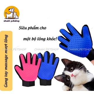 🧤Gang tay chải lông - gang tay tắm cho chó mèo