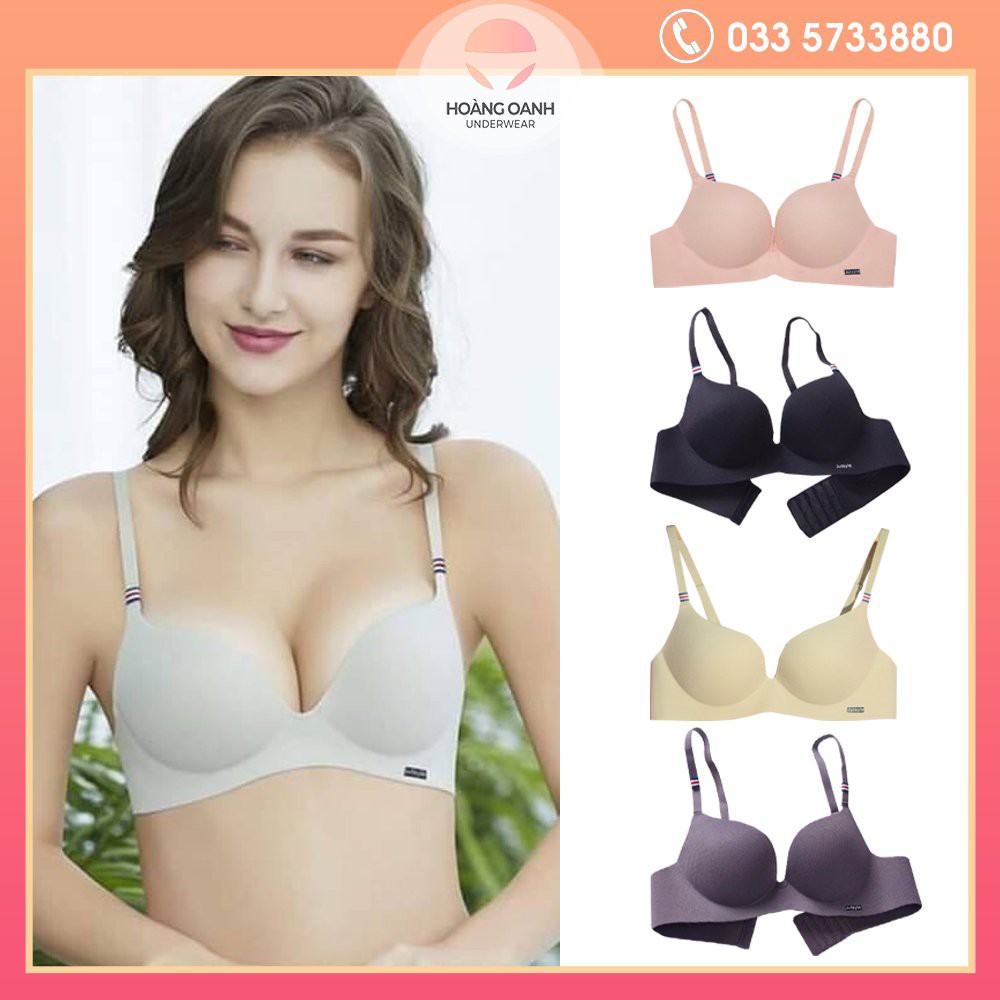 Áo lót không đường may đúc su hòang oanh underwear nâng ngực mã 9904