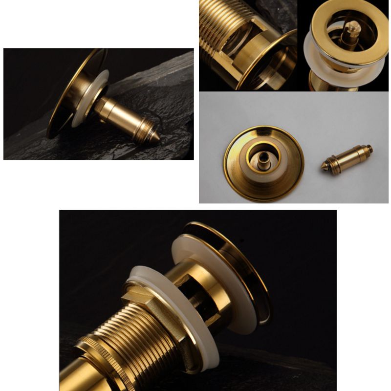 Ống Thoát Nước Bồn Rửa Chén Bằng Vàng / Bạc Dễ Vệ Sinh Tiện Dụng Cho Nhà Tắm / Kh