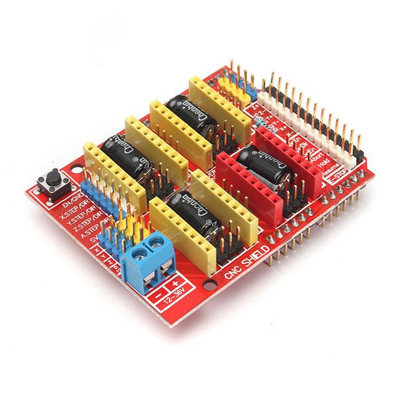 Bảng Mạch In 3d Arduino Cnc Shield V3 + Uno R3 + A4988X4 Grbl