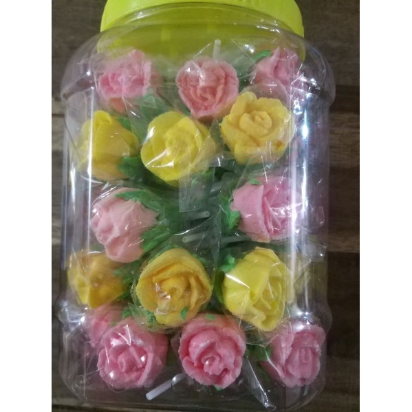 Kẹo mút hoa hồng 1 lọ