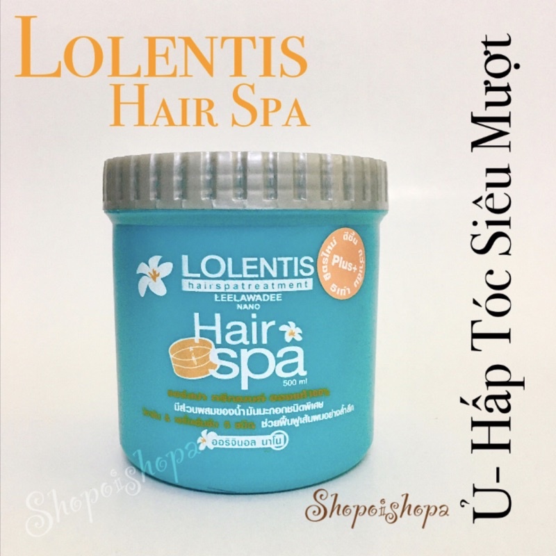 🌼 Ủ Tóc Mượt Spa Lolentis Thái lan 500g