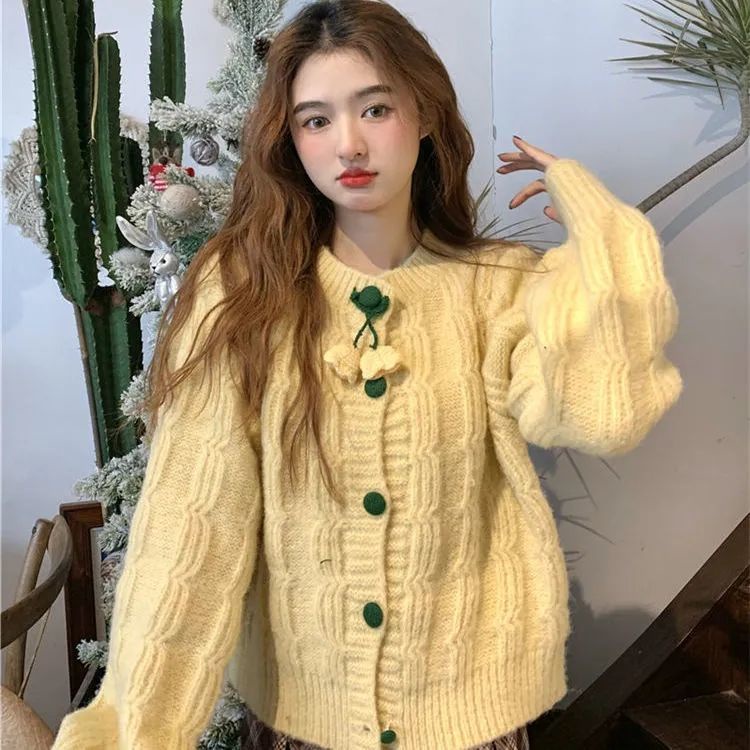 Áo Khoác Cardigan Dệt Kim Thời Trang Cho Nữ  tao bao
