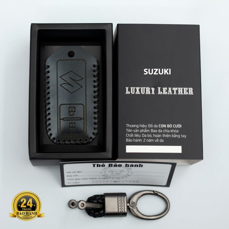 Bao Da Chìa Khóa Suzuki XL7, Ertiga, Swift (bản chìa thông minh)Bảo hành 2 năm 🐂 Da bò 100% | BigBuy360 - bigbuy360.vn