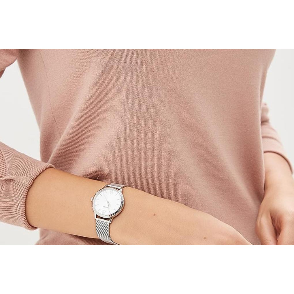 Đồng hồ CASIO LTP-E157M-7ADF nữ dây kim loại chính hãng