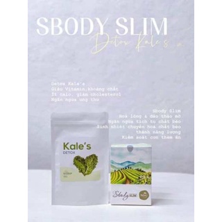 Nấm giảm cân Sbody slim tặng detox cải xoắn dạng viên và cà phê
