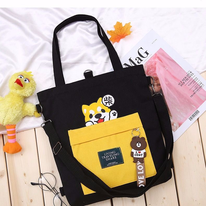 Túi Xách Canvas Cỡ Lớn Thời Trang Trẻ Trung Cho Nữ