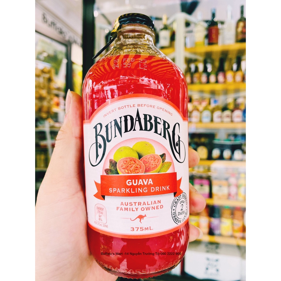 Nước ép trái cây có ga Bundaberg 375ml - Hàng nhập khẩu chính hãng