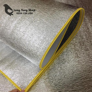 [ Dày 3.5ly - Viền vàng ] Chiếu ngủ trưa văn phòng cá nhân viền vàng