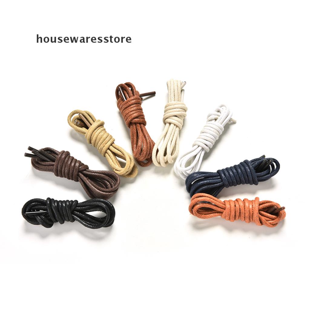 Dây giày phủ sáp dạng tròn nhiều màu sắc tùy chọn